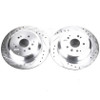 Power Stop Rear Evolution Drilled & Slotted Rotors for 14-16 Acura MDX