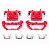 Power Stop Front Red Brake Calipers w/Brackets for 08-12 Infiniti EX35