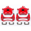 Power Stop Front Red Brake Calipers w/Brackets for 97-05 Buick Century