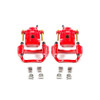 Power Stop Rear Red Brake Calipers w/Brackets for 08-15 Toyota Sequoia