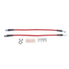 Power Stop Front SS Braided Brake Hose Kit for 99-04 Ford Mustang