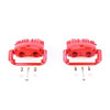 Power Stop Front Red Brake Calipers w/Brackets for 99-01 Ford Mustang