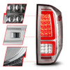 ANZO LED Taillights Chrome Housing/Clear Lens for 14-21 Toyota Tundra