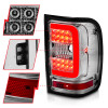 ANZO LED Tail Lights w/ Light Bar Chrome Housing Clear Lens for 01-11 Ranger