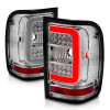 ANZO LED Tail Lights w/ Light Bar Chrome Housing Clear Lens for 01-11 Ranger