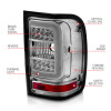 ANZO LED Tail Lights w/ Light Bar Chrome Housing Clear Lens for 01-11 Ranger