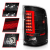 ANZO LED Tail Lights w/ Light Bar Black Housing Clear Lens for 07-13 GMC Sierra