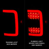 ANZO LED Taillights - Black Housing w/ Smoke Lens & Light Bar for 01-11 Ranger