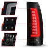 ANZO LED Taillights Black Housing Smoke Lens for 99-00 Cadillac Escalade