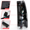 ANZO LED Taillights Plank Style Black w/Clear Lens for 99-02 Silverado 1500