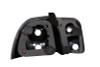 ANZO Taillights Black for 1996-1997 Honda Accord