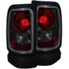 ANZO Taillights Dark Smoke for 1994-2001 Dodge Ram