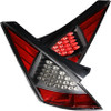 ANZO LED Taillights Black for 2003-2005 Nissan 350Z