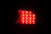 ANZO LED Taillights Black for 2004-2005 Honda Civic