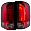 ANZO LED Taillights Red/Clear G2 for 2007-2013 Chevrolet Silverado 1500