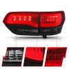 ANZO LED Taillights Red/Smoke for 2014-2016 Jeep Grand Cherokee