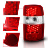 ANZO LED Taillights Red/Clear for 2000-2006 Chevrolet Suburban