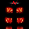 ANZO LED Taillights Red/Clear for 2000-2006 Chevrolet Suburban