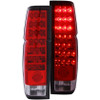 ANZO LED Taillights Red/Clear for 1986-1997 Nissan Hardbody