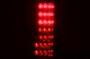ANZO LED Taillights Red/Clear for 1986-1997 Nissan Hardbody