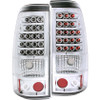 ANZO LED Taillights Chrome for 2003-2006 Chevrolet Silverado 1500