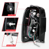 ANZO Runner LED Taillights Black for 2001-2002 Toyota 4