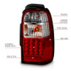 ANZO LED Taillights Red/Clear for 2001-2002 Toyota 4 Runner