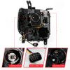 ANZO Projector Headlight Plank Style Black w/ Switchback for 14-15 Sierra 1500