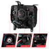 ANZO Projector Headlight Plank Style Black for 16-19 Gmc Sierra 1500