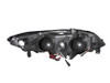 ANZO Projector Headlights w/ Halo Black (CCFL) for 2006-2011 Honda Civic