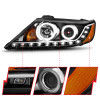 ANZO Projector Headlights w/ Halo Black (CCFL) for 2011-2013 Kia Sorento