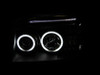 ANZO Projector Headlights w/ Halo Black (CCFL) for 2001-2004 Nissan Frontier