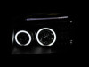 ANZO Projector Headlights w/ Halo Black (CCFL) for 2001-2004 Nissan Frontier