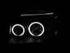 ANZO Projector Headlights w/ Halo Black (CCFL) for 2001-2004 Nissan Frontier