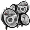 ANZO Projector Headlights Chrome for 1999-2002 Mercedes Benz E Class W210