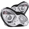ANZO Projector Headlights Chrome for 2001-2007 Mercedes Benz C Class W203