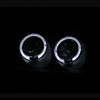 ANZO Projector Headlights w/ Halo Black for 2001-2003 Honda Civic