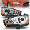 ANZO Projector Headlights w/ Halo Chrome (CCFL) for 2008-2015 Mitsubishi Lancer