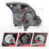 ANZO Projector Headlights Black for 2007-2012 Nissan Sentra