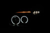 ANZO Projector Headlights w/ Halo Black 1 pc for 1995-2001 Ford Explorer