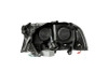 ANZO Crystal Headlights Black 1pc for 1997-2004 Dodge Dakota