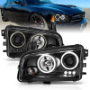 ANZO Projector Headlights w/ Halo Chrome (CCFL) for 2006-2010 Dodge Charger