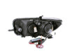 ANZO Projector Headlights w/ Halo Black for 2008-2010 Scion Xb