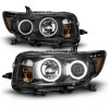 ANZO Projector Headlights w/ Halo Black for 2008-2010 Scion Xb