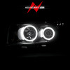 ANZO Projector Headlights w/ Halo Black for 2008-2010 Scion Xb