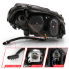 ANZO Projector Plank Style Switchback H.L. Black Amber for 05-13 Chevy Corvette