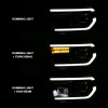 ANZO Projector Light Bar H.L Black Amber(Led High Beam) for 07-14 Toyota Tundra