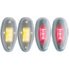 ANZO LED Fender Light Kit Clear 2pc Amber / 2pc Red for 99-14 Silverado 3500