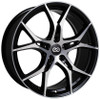 Enkei Vulcan 18X8.0 35mm Offset 5x114.3 Bolt 72.6mm Bore Black Machined Wheel