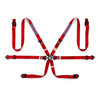 Sparco Martini-Racing 6 Pt 2" Reg A Red Seat Belt Harness